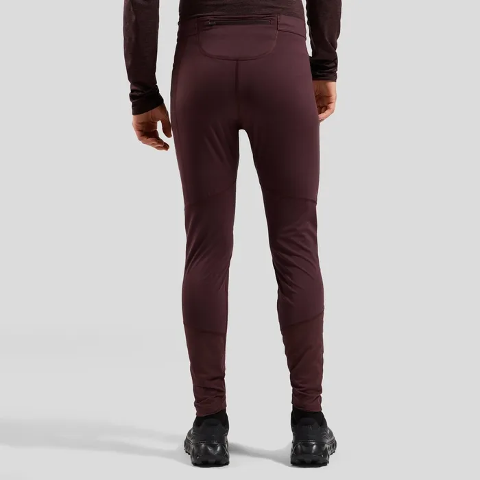 The Zeroweight Warm Running Tights 20 Fudge Men Odlo Pants and Tights The Zeroweight Warm Running Tights 20 Fudge Men Odlo Pants and Tights