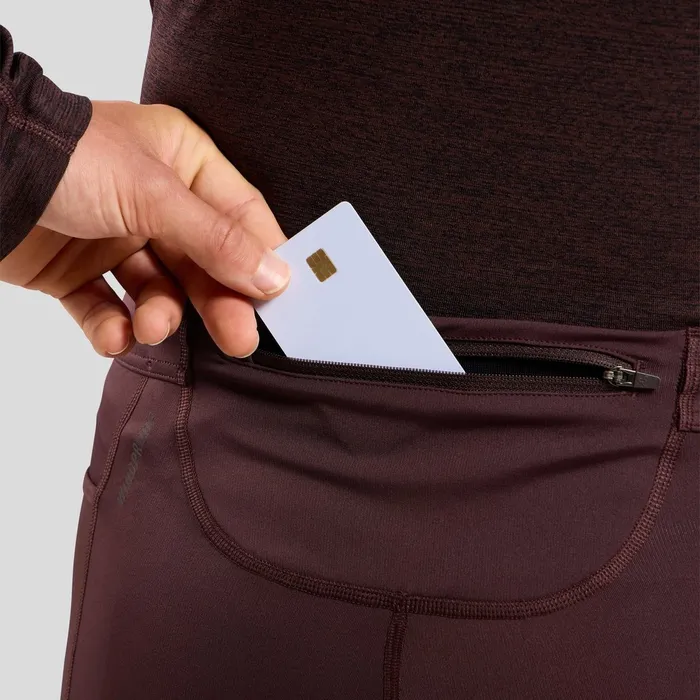 The Zeroweight Warm Running Tights 20 Fudge Men Odlo Pants and Tights The Zeroweight Warm Running Tights 20 Fudge Men Odlo Pants and Tights