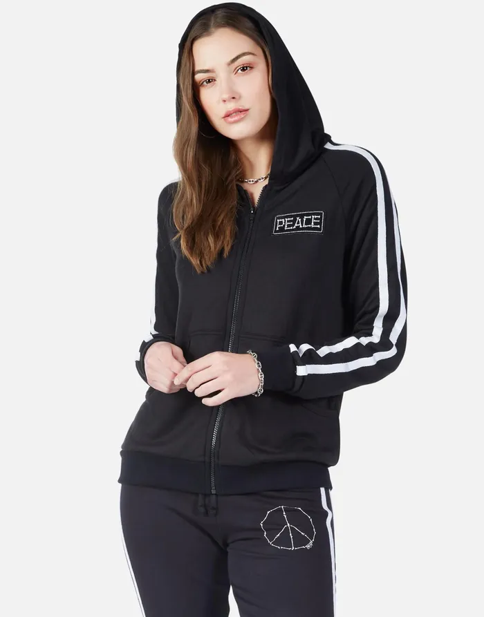 Titi Inner Peace Black Women039s Lauren Moshi Hoodies