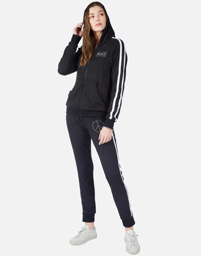 Titi Inner Peace Black Women039s Lauren Moshi Hoodies