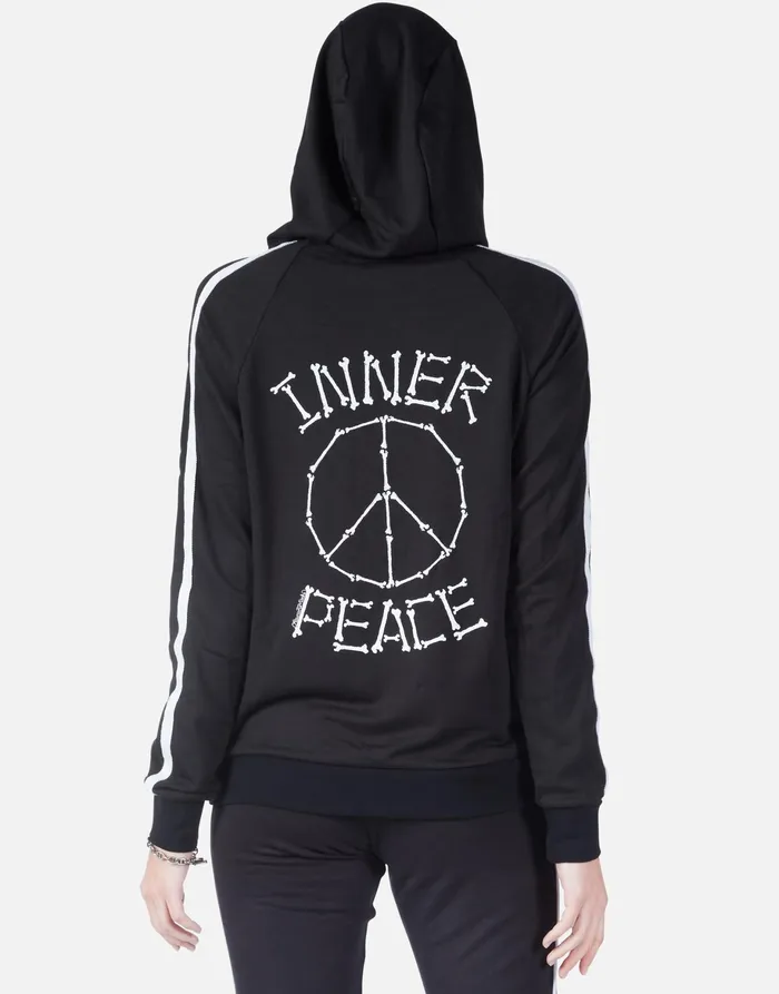 Titi Inner Peace Black Women039s Lauren Moshi Hoodies