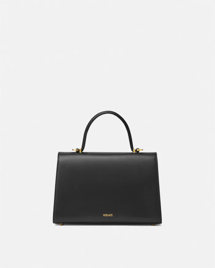 Top Handle Women Versace Medusa 03995 Handbag Blackgold