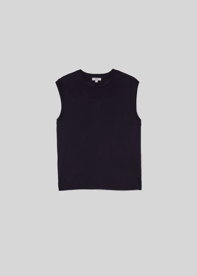 Tops and Bodysuits Women Agolde Raya Muscle Tee Black