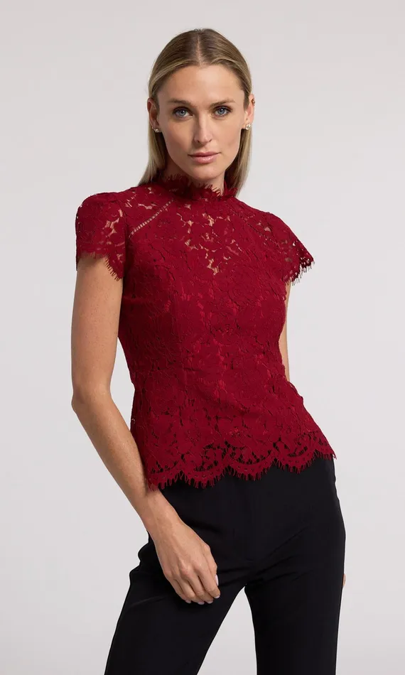 Tops Women Generation Love Clothing Ambrose Lace Top Scarlett Scarlett