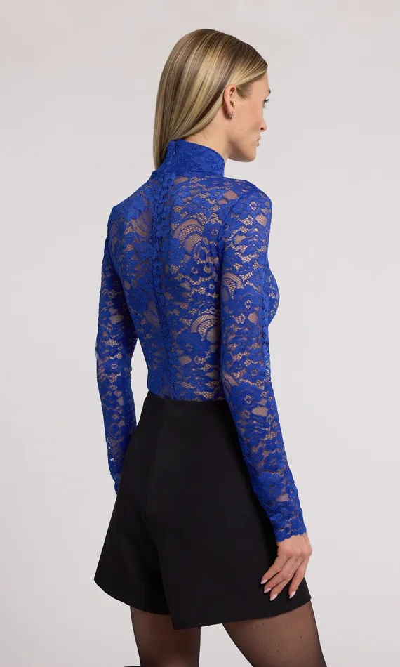 Tops Women Generation Love Clothing Tyla Lace Top Ultramarine