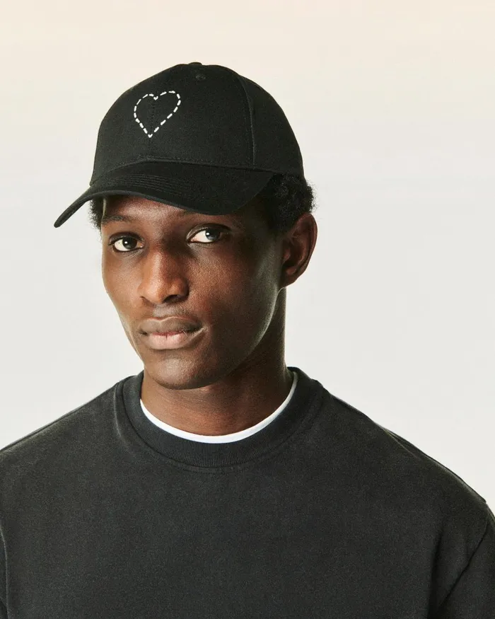 Tote Bags From Future Heart Curved Visor Cap Black