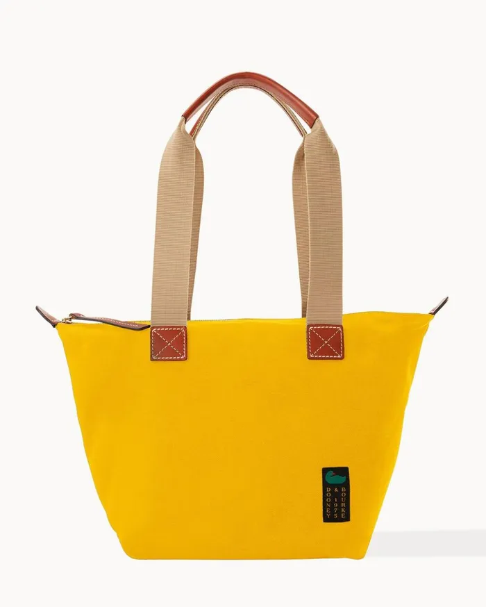 Totes Women Dooney and Bourke Canvas Carryall 28 Yellow