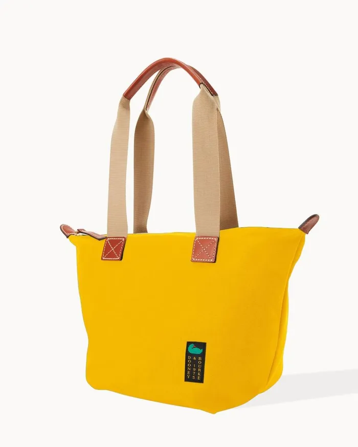 Totes Women Dooney and Bourke Canvas Carryall 28 Yellow Totes Women Dooney and Bourke Canvas Carryall 28 Yellow