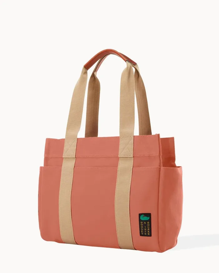 Totes Women Dooney and Bourke Canvas Tote 35 Terracotta Totes Women Dooney and Bourke Canvas Tote 35 Terracotta