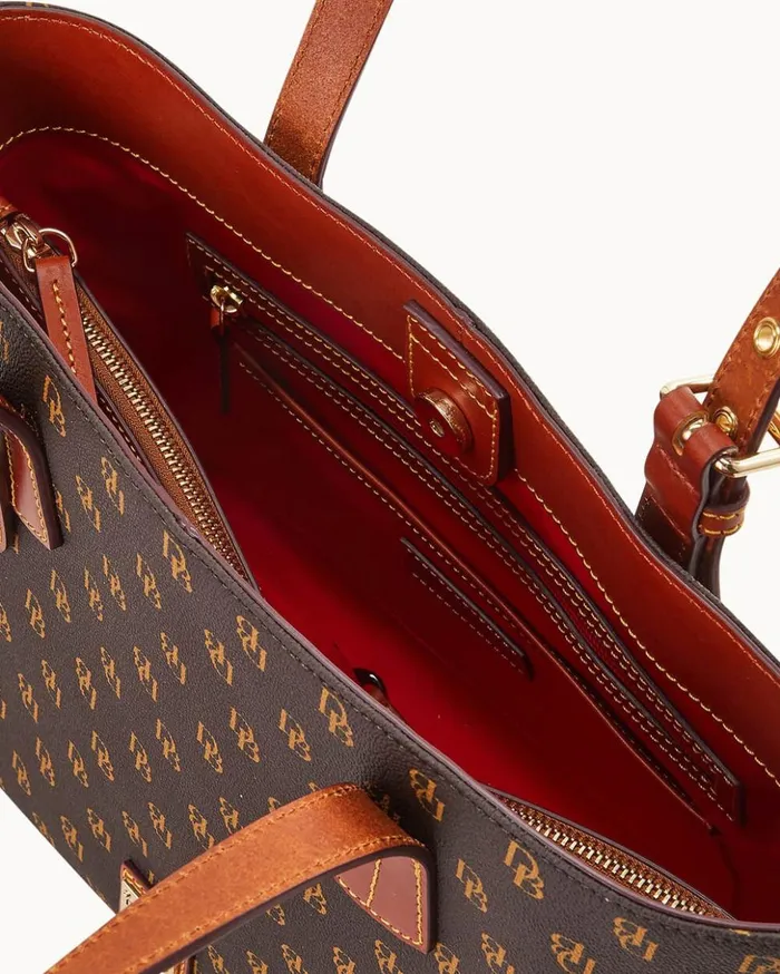 Totes Women Dooney and Bourke Gretta Small Hanna Brown Tmoro Totes Women Dooney and Bourke Gretta Small Hanna Brown Tmoro