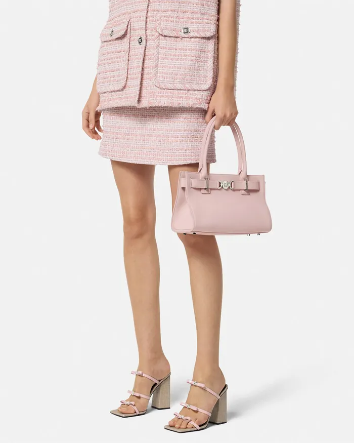 Totes Women Versace Medusa 03995 Tote Bag Light Pink