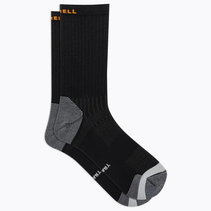 Trail Runner Light Crew Sock Black MenWomen Merrell Socks