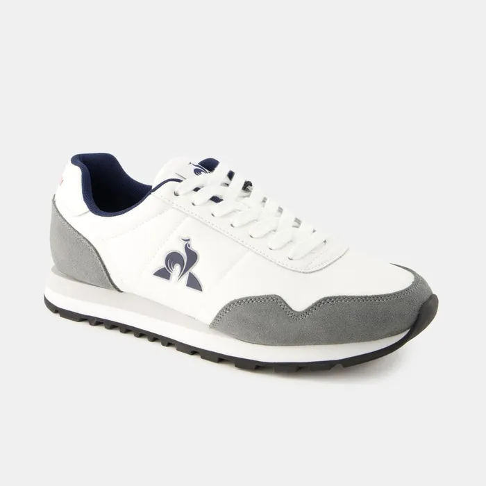 Trainers And Sneakers Men Le Coq Sportif Shoes ASTRA2 Optical Whitefrost Gray Trainers And Sneakers Men Le Coq Sportif Shoes ASTRA2 Optical Whitefrost Gray