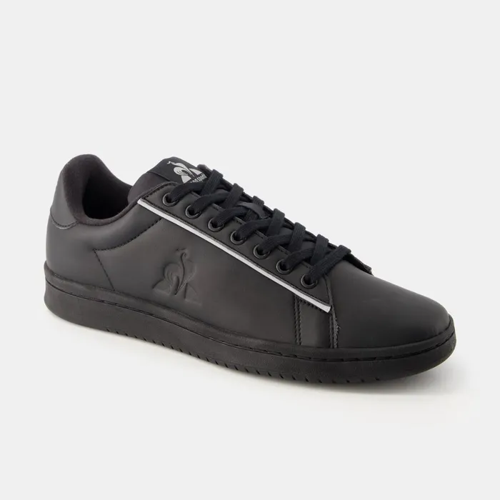 Trainers And Sneakers WomenMen Le Coq Sportif Shoes LCS COURT CLEAN Triple Black