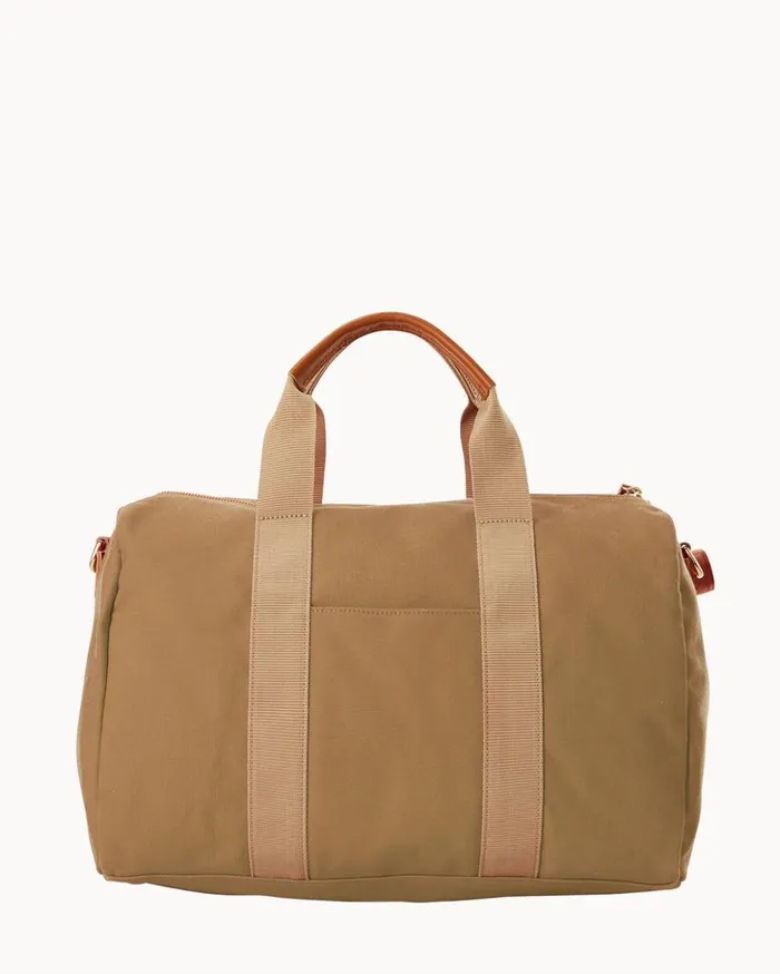 Travel Women Dooney and Bourke Canvas Pickleball Duffle 40 Beige Travel Women Dooney and Bourke Canvas Pickleball Duffle 40 Beige