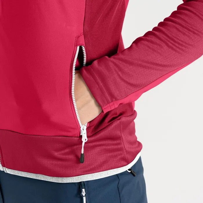 Traversing Core Stretch Midlayer Berry Pink Women Dare 2b Midlayers
