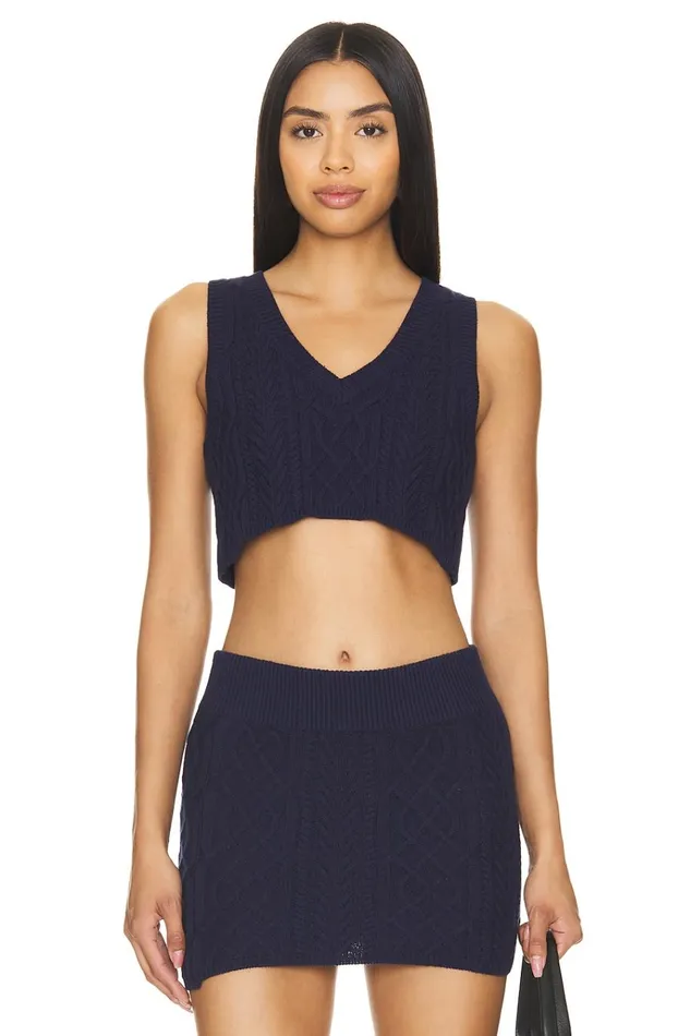 Tristen Top Navy Women Lovers Friends Tops