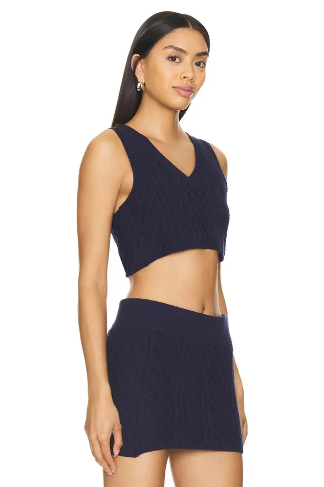 Tristen Top Navy Women Lovers Friends Tops