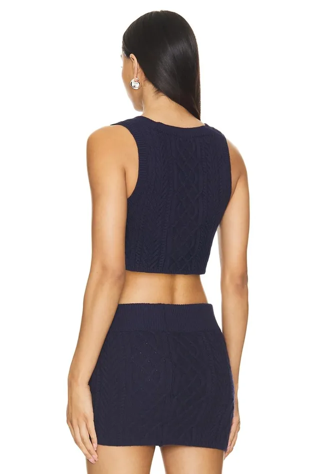 Tristen Top Navy Women Lovers Friends Tops