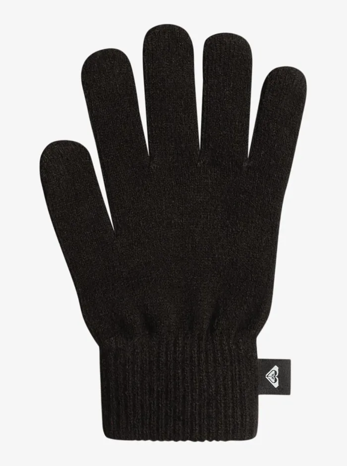 Tropical Snow 8211 Knitted Gloves Anthracite Women Roxy Scarves and Gloves