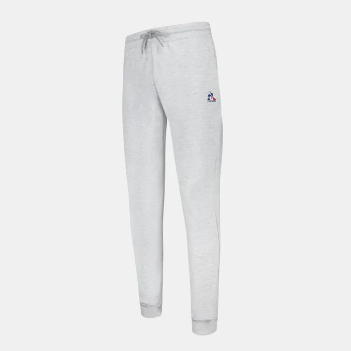Trousers And Joggers Men Le Coq Sportif Essentiels Pantalon Regular Gris Chin Clair Homme