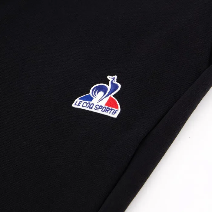 Trousers And Joggers Men Le Coq Sportif Essentiels Pantalon Slim Noir Homme Black