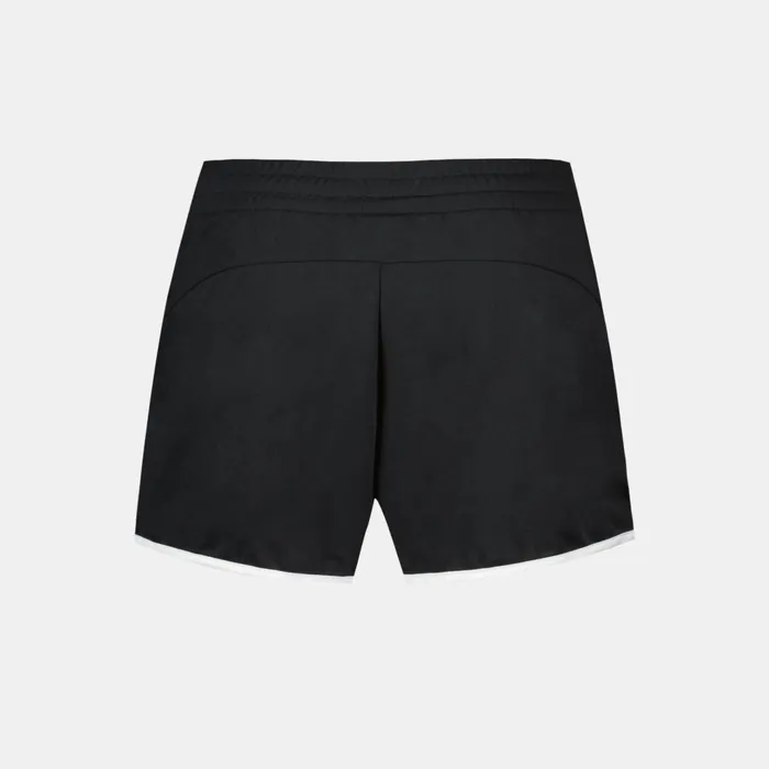Trousers Joggers And Shorts Women Le Coq Sportif Tennis Shorts Black