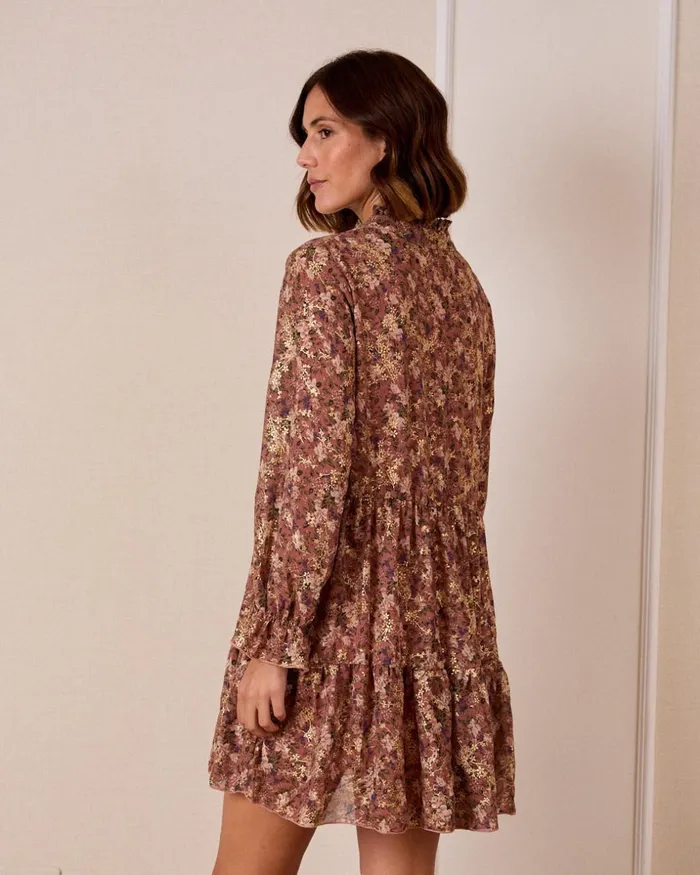Tulip Flowers Dress Cream Women Polin Et Moi Dresses And Jumpsuits