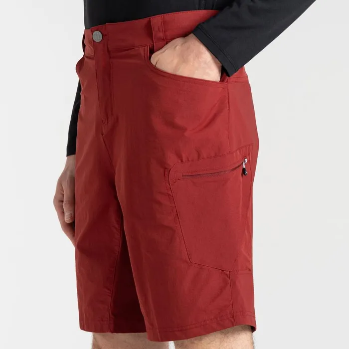 Tuned In II Walking Shorts Syrah Red Men Dare 2b Walking Shorts