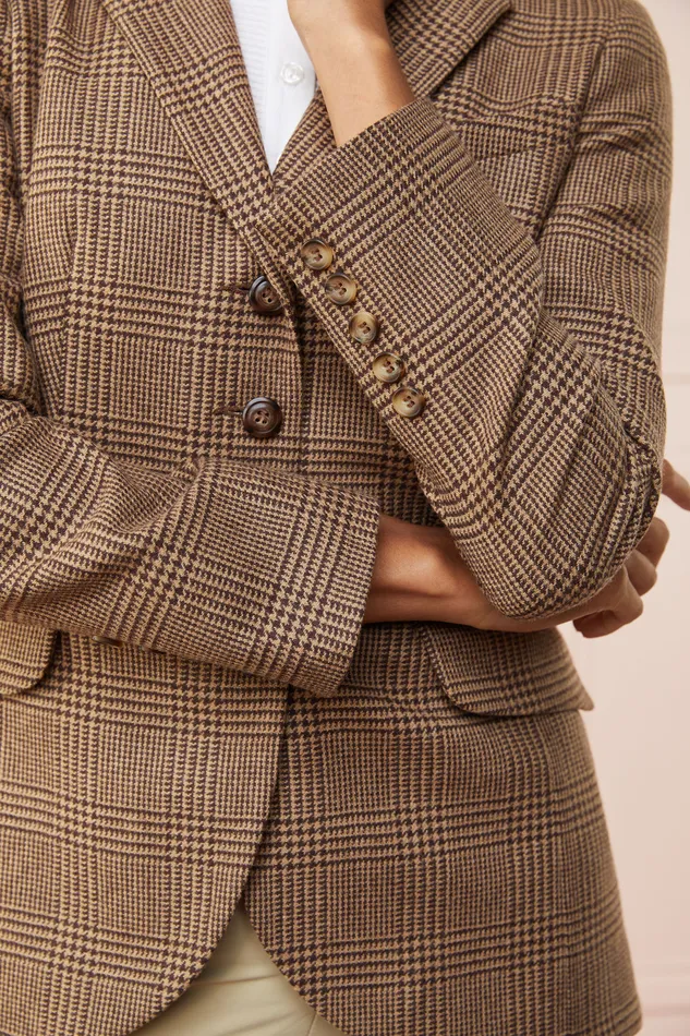 Tweed Riding Jacket Tawny Brown Women Holland Cooper Jackets