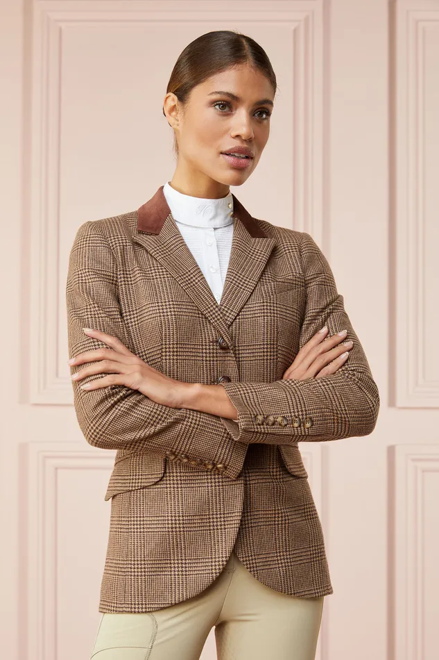 Tweed Riding Jacket Tawny Brown Women Holland Cooper Jackets