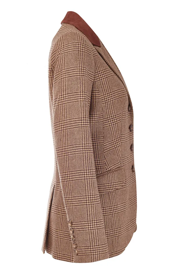 Tweed Riding Jacket Tawny Brown Women Holland Cooper Jackets