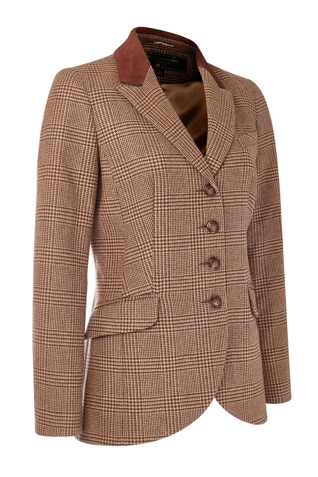 Tweed Riding Jacket Tawny Brown Women Holland Cooper Jackets