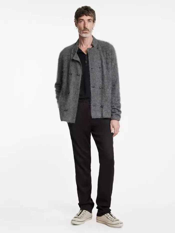 Unisex ADRANO JACKET Grey Stone John Varvatos Sweaters