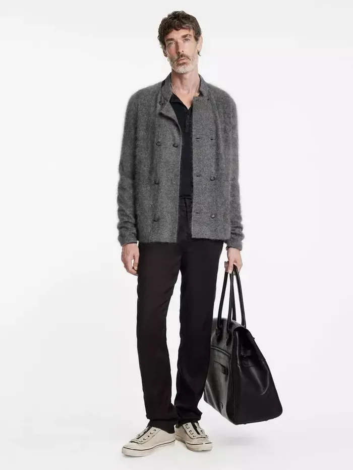 Unisex ADRANO JACKET Grey Stone John Varvatos Sweaters