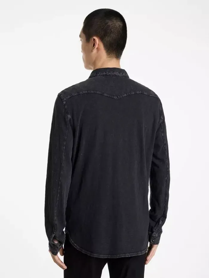 Unisex ARVON WESTERN SHIRT Charcoal John Varvatos Shirts