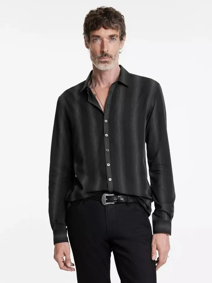 Unisex BUCKS SHIRT Black John Varvatos Shirts