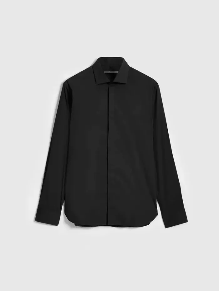 Unisex HENDRIX DRESS SHIRT Black John Varvatos Shirts