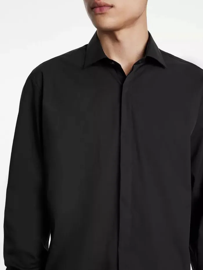Unisex HENDRIX DRESS SHIRT Black John Varvatos Shirts