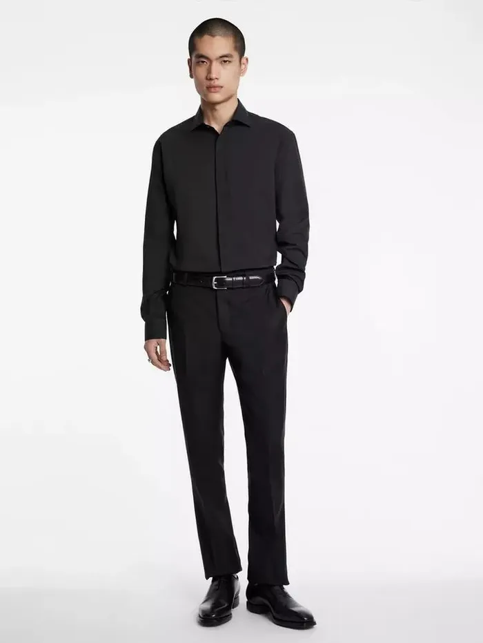 Unisex HENDRIX DRESS SHIRT Black John Varvatos Shirts