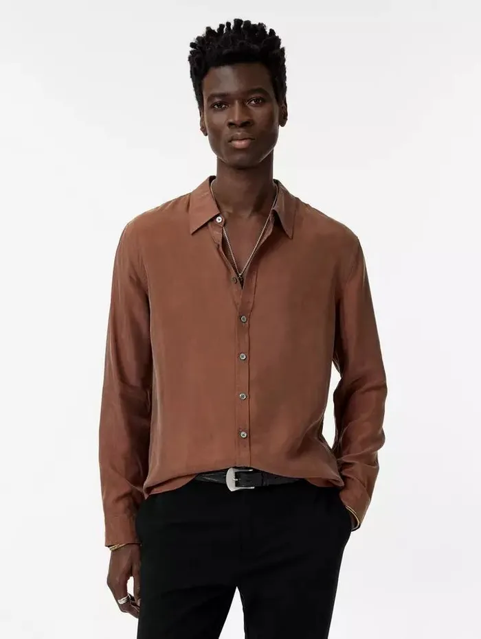 Unisex MARTIN SHIRT Hazelnut John Varvatos Shirts