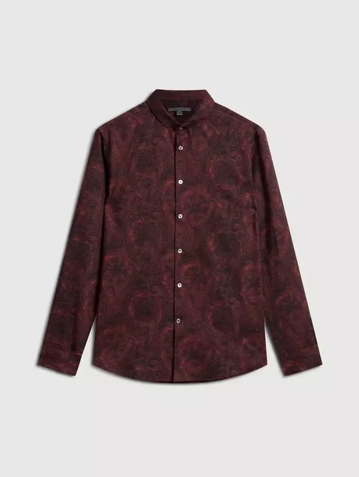 Unisex ORCHARD SHIRT Berry John Varvatos Shirts