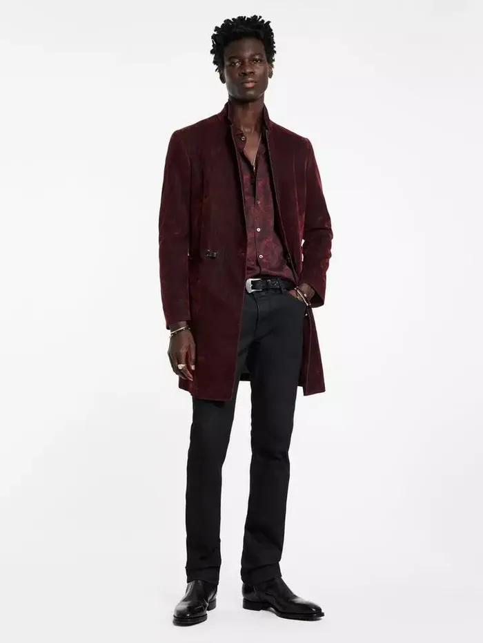 Unisex ORCHARD SHIRT Berry John Varvatos Shirts