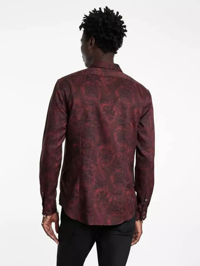 Unisex ORCHARD SHIRT Berry John Varvatos Shirts