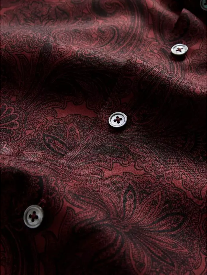 Unisex ORCHARD SHIRT Berry John Varvatos Shirts