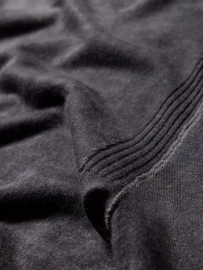 Unisex PETE CREW NECK SWEATER Med Grey John Varvatos Featured