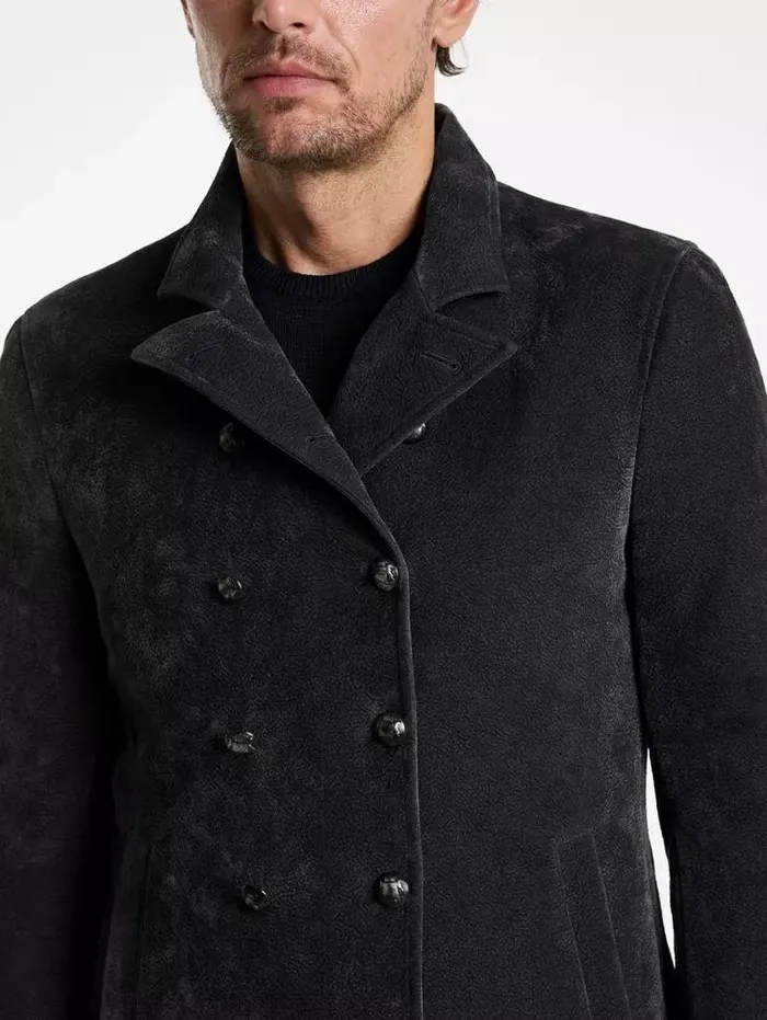 Unisex REGAN COAT Charcoal Grey John Varvatos Coats And Jackets
