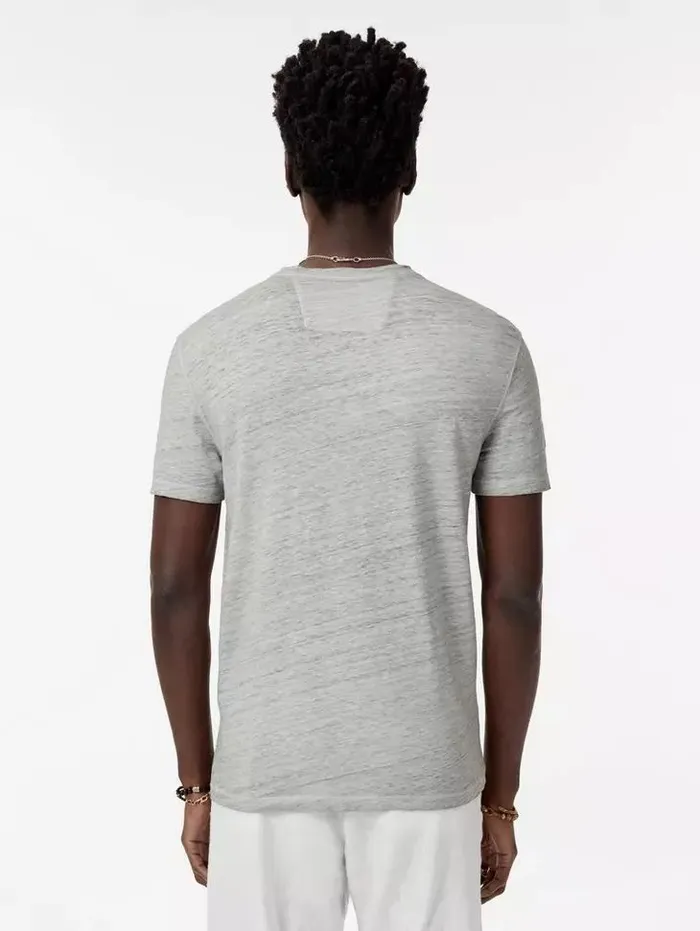 Unisex SNAKE FLORAL TEE Smoked Pearl Grey John Varvatos Graphic Tees