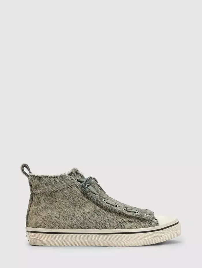 Unisex VULC MID TOP 8211 APRON Rye John Varvatos Leather Sneakers