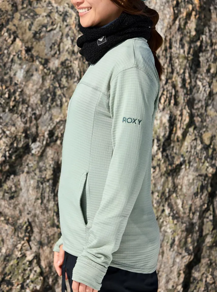 Vertere 8211 ZipUp Sweatshirt Lily Pad Women Roxy Sweatshirts and Hoodies